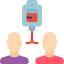 Blood donation icon 64x64