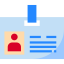 Id card icon 64x64