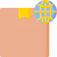 Worldwide shipping icon 64x64