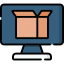 Online shopping icon 64x64