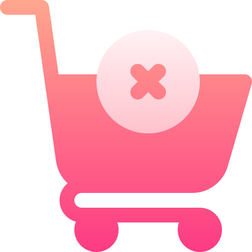 Delete cart icon