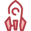 Rocket ship 图标 64x64