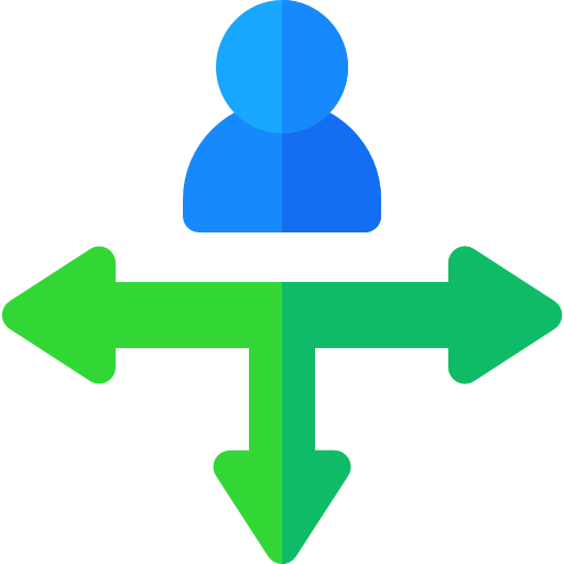 Decision making icon