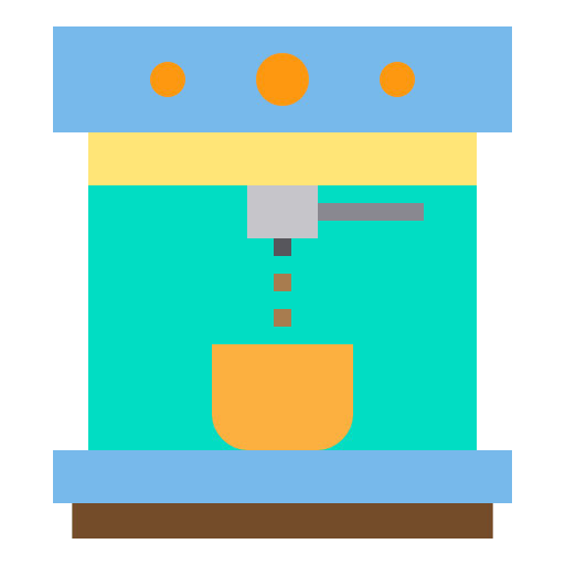 Coffee machine icon