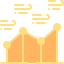Line chart icon 64x64
