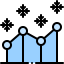 Line chart icon 64x64