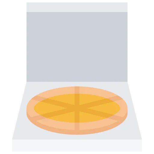 Pizza box icône