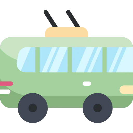 Trolley bus icon