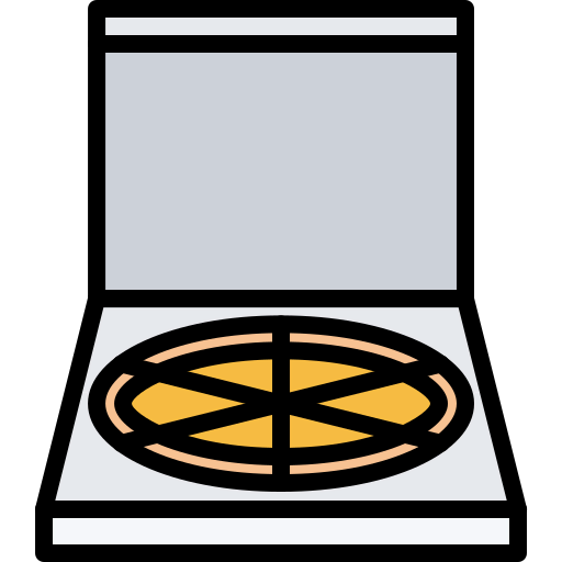 Pizza box icône