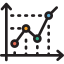 Line chart ícono 64x64
