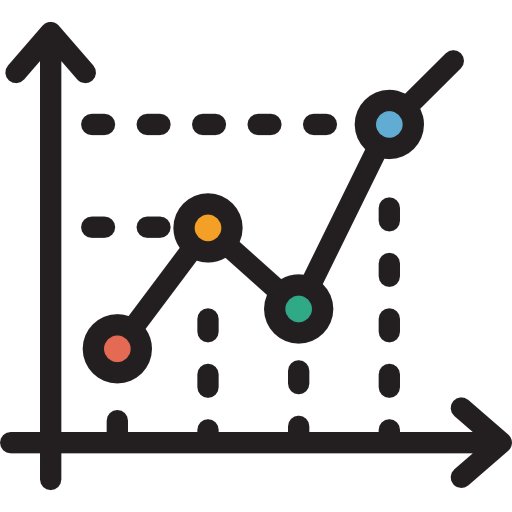 Line chart icon