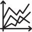 Line chart ícono 64x64