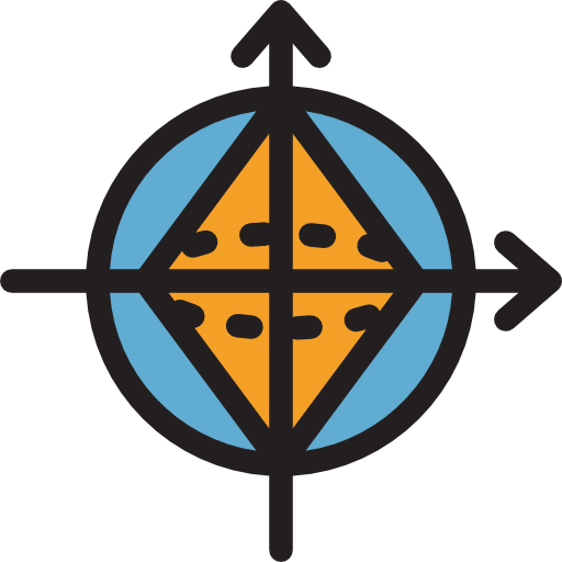 Circular diagram ícono