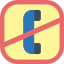 No cellphone icon 64x64