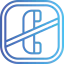 No cellphone icon 64x64