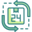 24 hours 图标 64x64