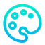 Paint palette icon 64x64