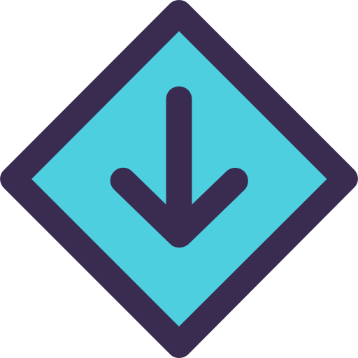 Down arrow icon