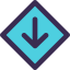Down arrow icon 64x64