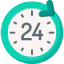 24 hours icon 64x64