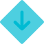 Down arrow icon 64x64