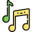 Musical notes icon 64x64