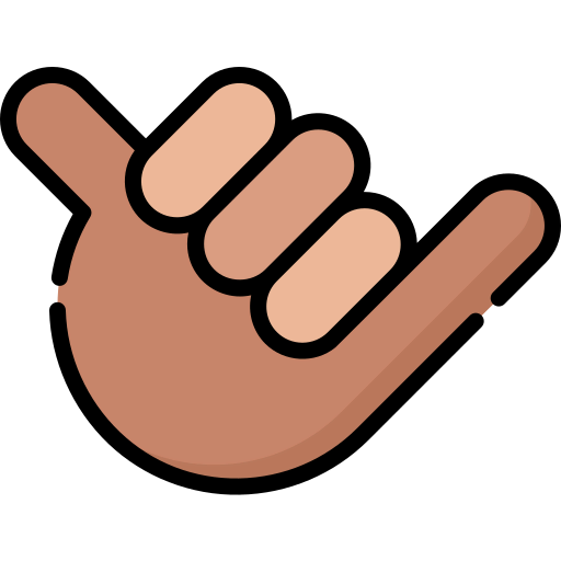 Hang loose hand Symbol