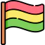 Rastafari flag ícono 64x64