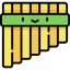 Pan flute ícono 64x64