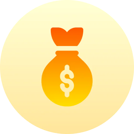 Money bag ícono