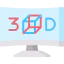 3d television ícone 64x64