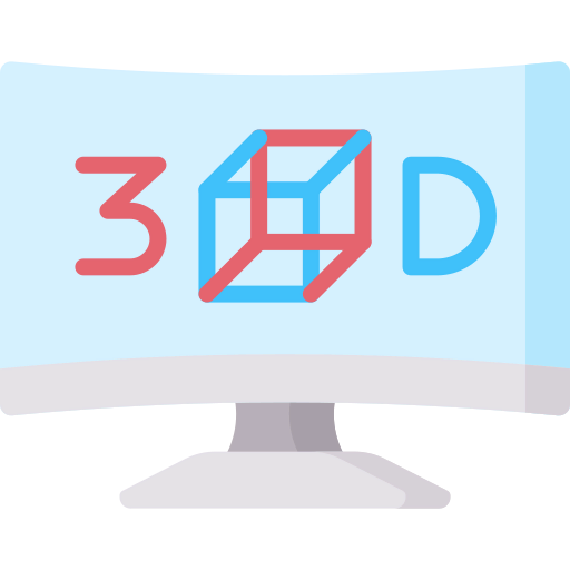 3d television icon
