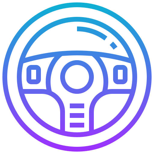Steering wheel icon