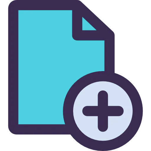 Add file icône