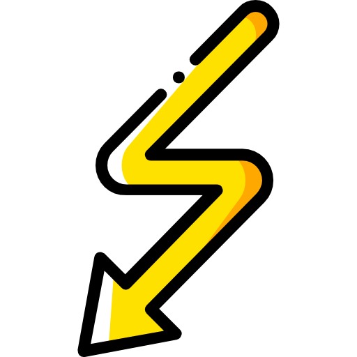 Curved arrow icon