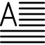 Capital letters ícono 64x64
