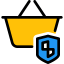 Secure shopping icon 64x64