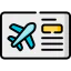 Airplane ticket icon 64x64