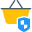 Secure shopping icon 64x64