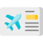Airplane ticket icon 64x64