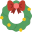 Christmas wreath icon 64x64