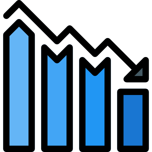 Bar graph biểu tượng