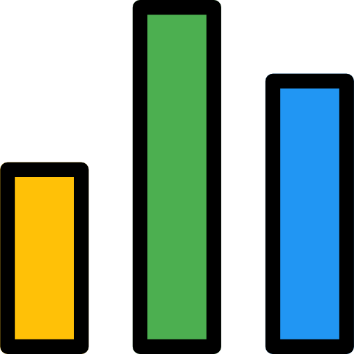 Bar graph biểu tượng