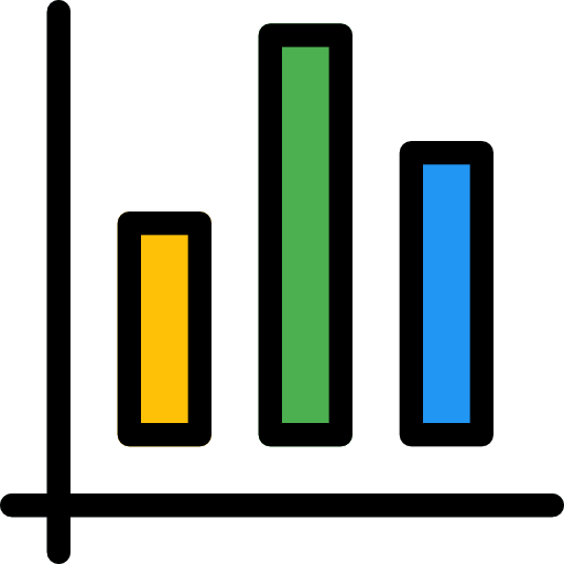 Bar graph biểu tượng