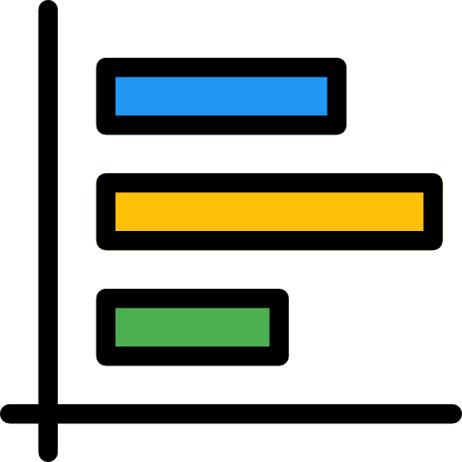 Bar graph biểu tượng