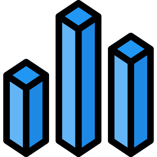 Bar graph biểu tượng
