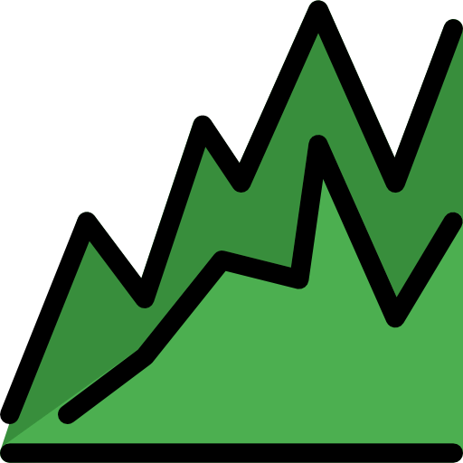 Line chart icon