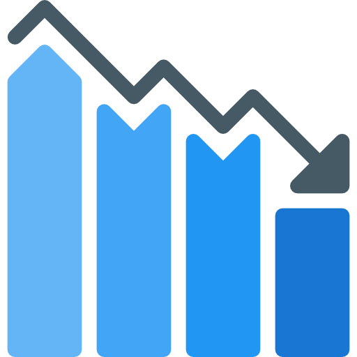 Bar graph ícono