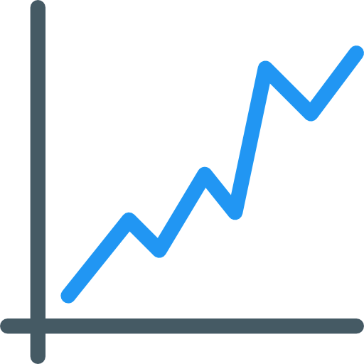 Line chart アイコン