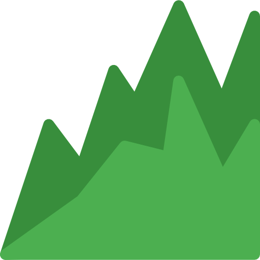 Line chart icon